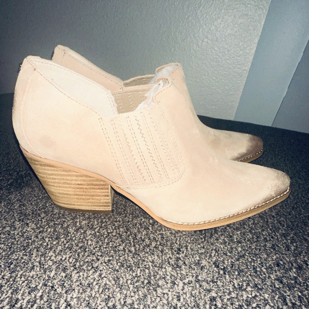 New Sam Edelman suede western booties.